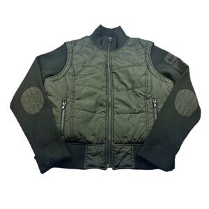 Harley Davidson Green 2 In 1 Jacket & Vest Green Size XL